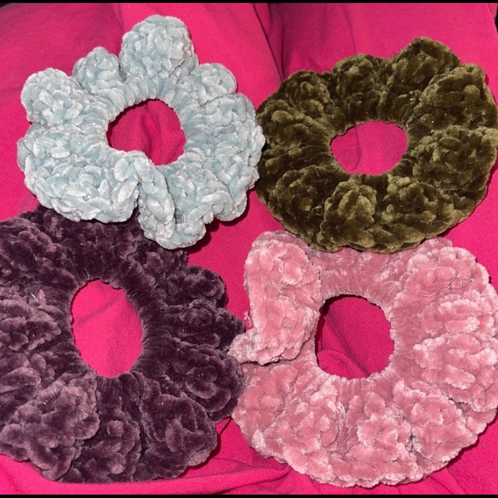 Velvet Hair Scrunchies